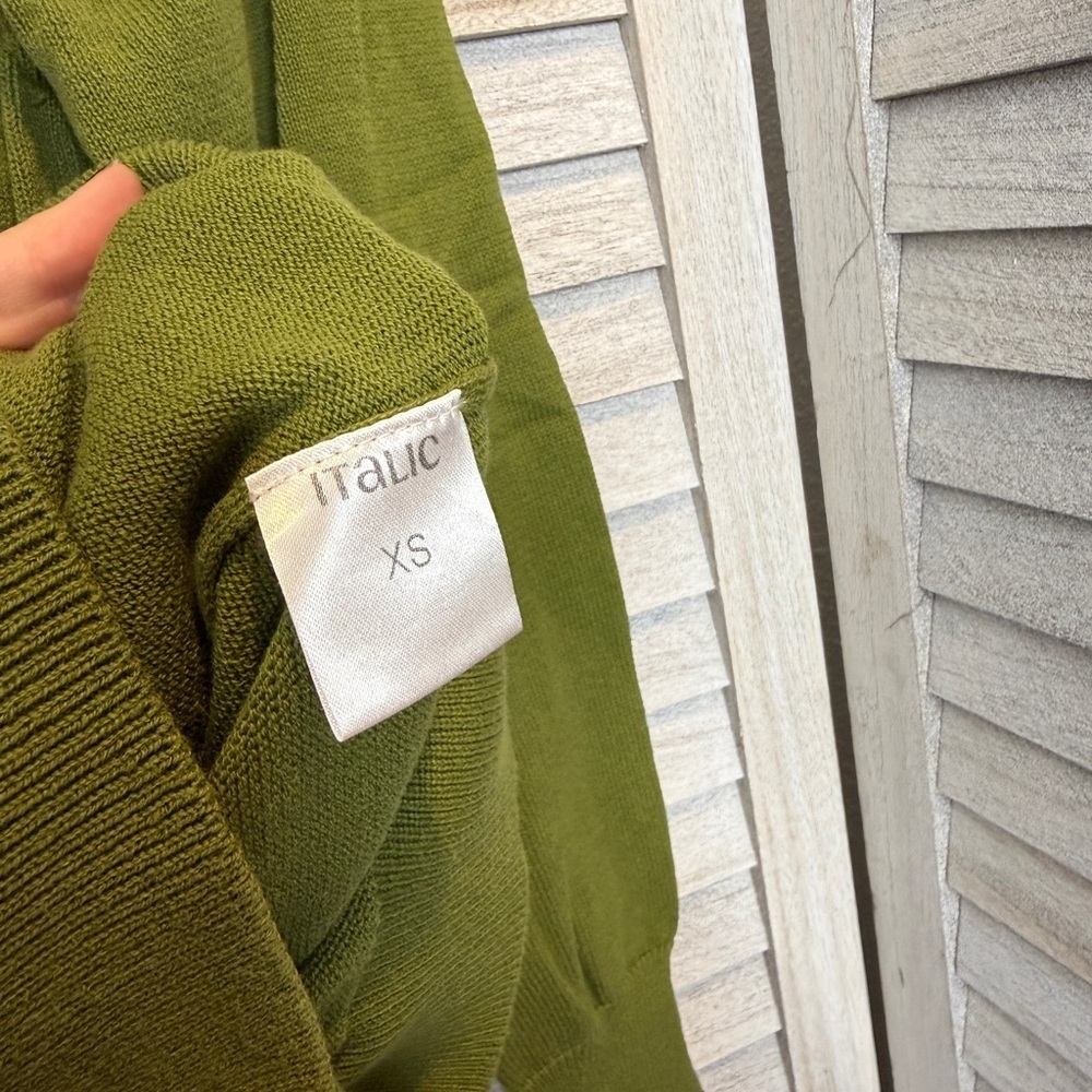 Made for Italic Women’s Crew Neck Cotton Sweater Size XS - Picture 5 of 7